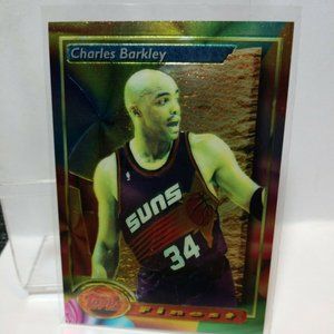 Topps Finest Refractor #200 Charles Barkley Hall of Fame Grade Quality SFH